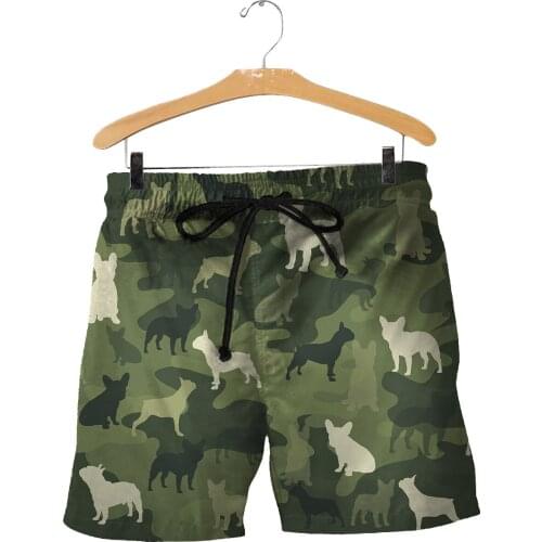 2021 Summer New Casual Shorts Men 3D Printed Camouflage Color Shorts Quick Dry Board Shorts for Men Beachwear Hip Hop S-7XL