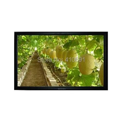 Free shipping 180 inch 16:9 3D silver screen with fixed frame made of Velvet and aluminium