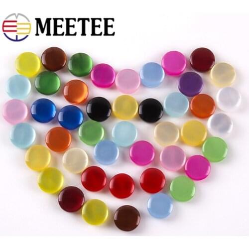 50/100pcs 12mm Colors Resin Plastic Buttons Shirt Pearl Garment Sewing Decor Buckle Accessories DIY Child Clothes Shank Button