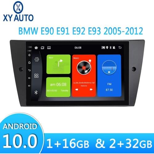 9-inch Car Multimedia Radio Android 10.0 For BMW E90 E91 E92 E93 2005-2012 Car Stereo GPS Navigation Host With Bluetooth WiFi