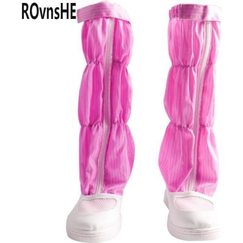 Anti-static Safety Shoes Long Boots Workshop Dust-free Anti-static PVC sole ESD Safety Work Shoes High Tube Protective Boots