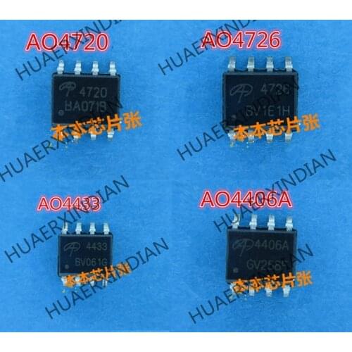 New AO4720 4720 AO4726 4726 AO4433 4433 AO4406A 4406A SOP8 high quality
