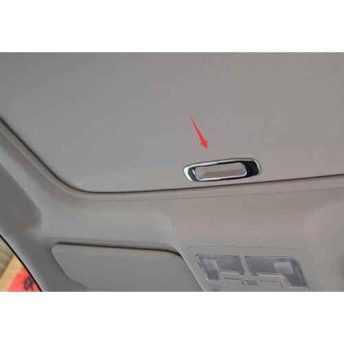 Stainless Steel For Toyota Corolla 2014 2015 2016 2017 Car Accessories Skylight Handle Panel Frame Cover Trim Sticker Styling