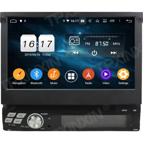 7 inch Foldable Android 9.0 Car GPS navigation For VW/Toyota/Nissan/Ford/KIA/Hyundai/BMW 1 Din Radio Universal Multimedia Player