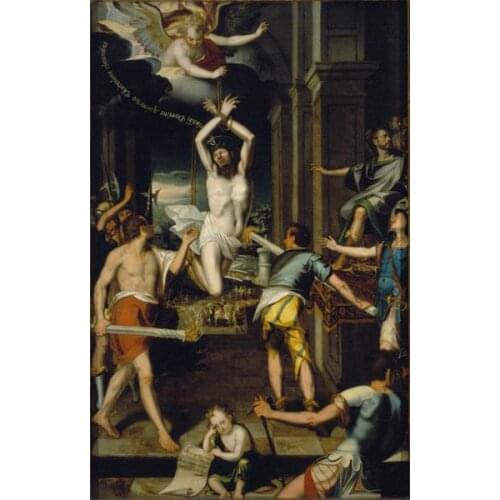 Free shipping wall art decoration pictures classical religion angels trial oil paintings canvas prints prined on canvas