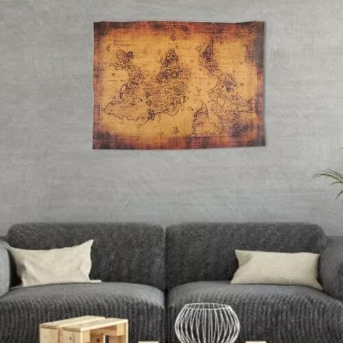 Large Vintage Style Retro Paper Poster Globe Old World Map Gifts 71x51cm