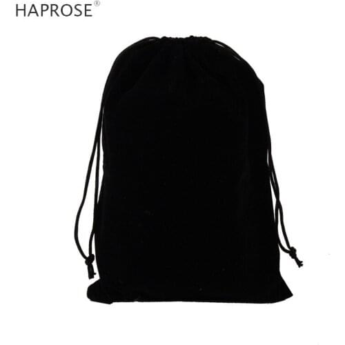 Black bag velvet packaging activities jewelry storage pouch portable power velvet bag gift bag