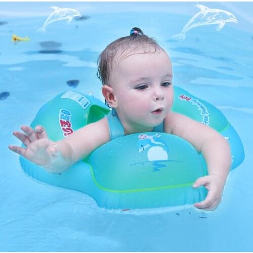 Baby Inflatable Circle Swimming Pool Accessories Baby Float Swimming Ring Infant Armpit Floating Bathing Inflatable Rings Toy