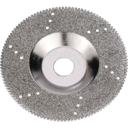 100mm 4" Inch Diamond Coated Grinding Polishing Grind Disc Saw Blade 16mm Inner Diameter Rotary Wheel Grit For Angle Grinder