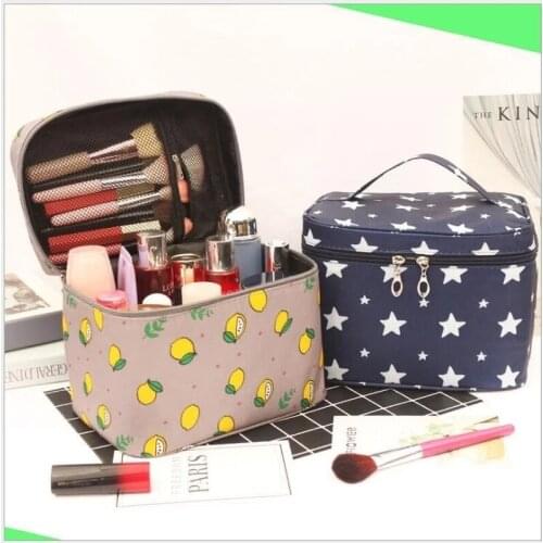 Travel Waterproof Portable Women Makeup Bag High Capacity Toiletries Organizer Storage Cosmetic Cases Zipper Wash Beauty Pouch