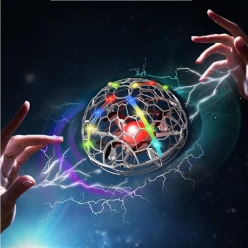 Induction Helicopter UFO RC Drone Infrared Hand Sensing Aircraft Electric Model Quadcopter Flying Ball Small Drohne Toys For Kid
