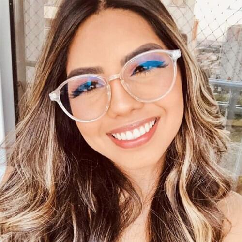 Rentro Round Ultralight Glasses Frames Anti-Blue Light Men Women Optical Fashion Computer Glasses 50145