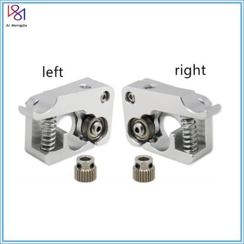 Left or Right 1.75mm MK10 Extruder Hand Arm Full Metal Bowden 3D Printer Parts For Makerbot Replicator 2 Aluminum Part Extrusion