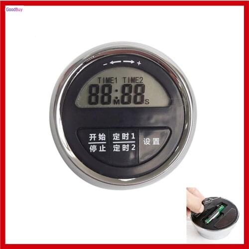 New Stainless Magnetic Dual Way Kitchen Baking Cooking Timer Digital 99 Minutes Timer Alarm Reminder