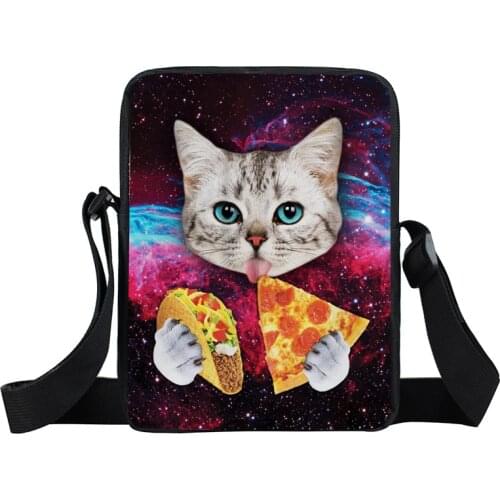 Cute Unicorn Cat Small Crossbody Bags Women Handbag Girls Satchel Shoulder Bag Ladies Travel Bags Bookbag Mini Messenger Bag