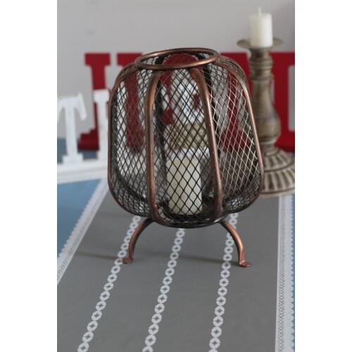 Metal Hollow Out Decorative Iron Candle Holder Anniversary Celebration Wedding Coffee Table Decorative Centerpieces