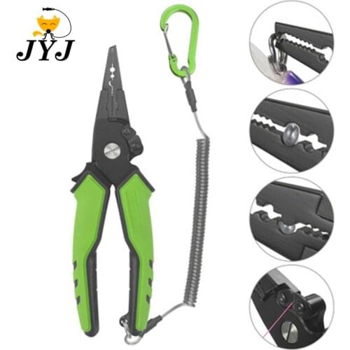 Fishing tool set stainless steel fishing gripcontroller+multi function fishing hook line cutter accessories scissors