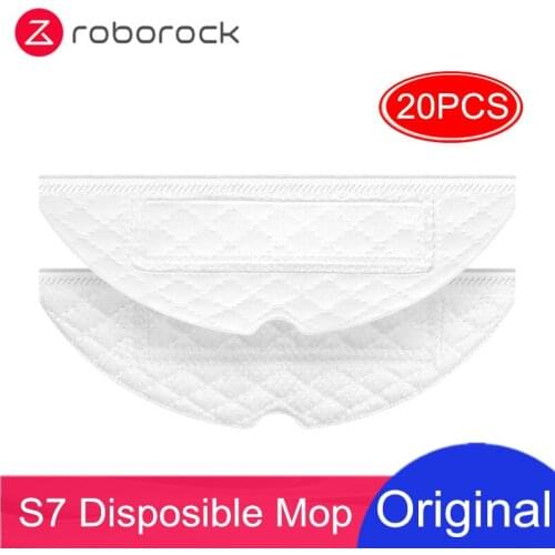 Original Roborock S7 Disposable Mop Rag Vibration Wet Dry Mopping Robot Vacuum Cleaner Accessory Spare Parts