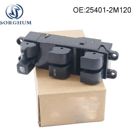 25401-2M120 254012M120 Power Window Lifter Master Control Switch For Nissan Navara Bluebird Sunny Primera Pickup Truck B14 D22