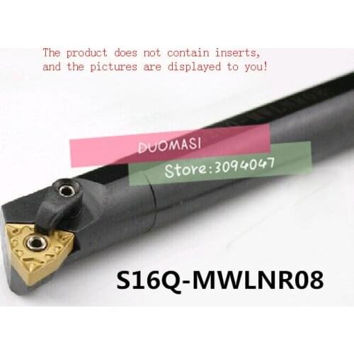 S16Q-MWLNR08/MWLNL08 Internal Turning Tool Holder Cutter Lathe Boring Bar CNC Tool Lathe Cutting Tool for WNMG080404/08 Inserts