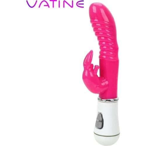 VATINE Female Masturbator Battery Rabbit Vibrator Clitoris Stimulator Sex Toys For Women Dildo Vibrator Vagina G-spot Massager