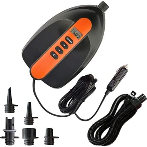 16PSI SUP Board Air Pump High Pressure Electric Air Compressor Inflatable Pump For Sup Paddle Boat Airbed Mattress Car Bike Tire