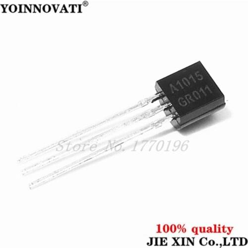 100PCS 2SA1015 TO92 A1015 TO-92 1015 0.15A 50V PNP triode Transistor new original