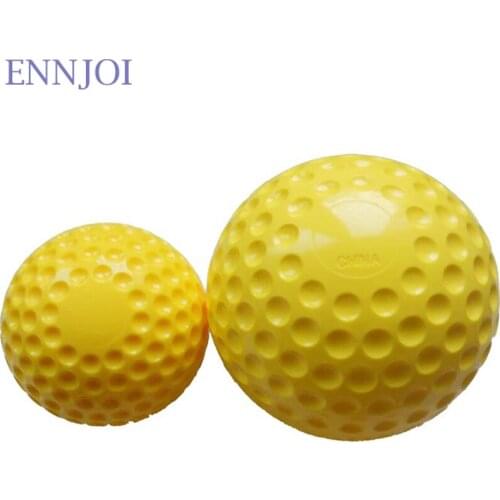 140G Yellow PU Rubber Soft Baseball Machine Baseball Machine Softball Exercise Baseball for Training Exercise Tool