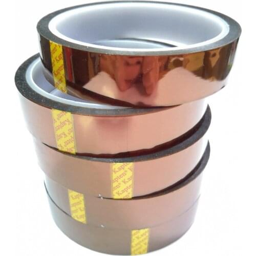 20mm width High Temperature Polyimide Silicone Tape 280'C Heat Resistant Insulation Polyimide Film Adhesive Tape