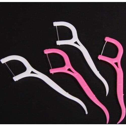 2000pcs/100sets dental flosser stick pleiotropic circleline nursing original Free shipping