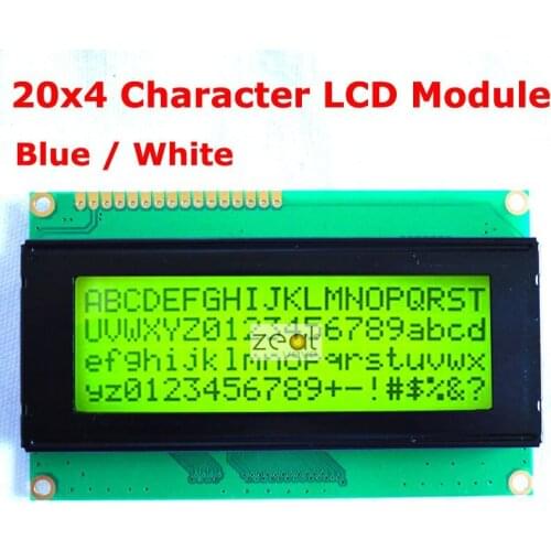 20x4 2004 20*4 Character LCD Module Yellow Green Background LED Backlight SPLC780D Free Shipping Free Tracking