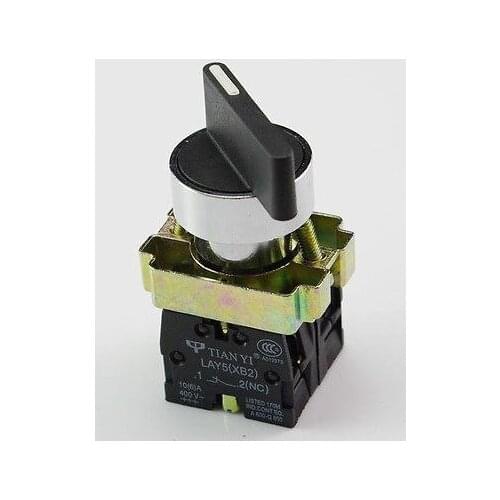 5PCS XB2BJ53C 2 NO 3 Positions Spring Return Extended Lever Select Selector Switch