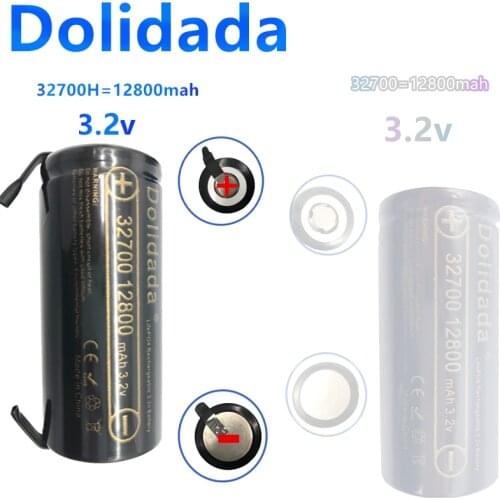 2021 100% original 3.2V 32700 12800mAh High Power Battery LiFePO4 35A 55A Continuous Battery Discharge + Nickel Sheets
