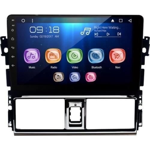Allways 10.1" IPS Screen Android 8.1 Quad-core Ram 1GB Rom 16GB Car Multimedia for Toyota Vios 2014-2016 Full touch screen