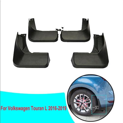 Car Plastic Fender Soft Mudguard Protection Flap Splash Mud Guard Frame For VW Volkswagen Touran L 2016 2017 2018 2019