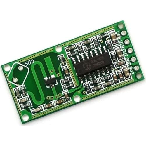 Human body induction module RCWL-0516 microwave radar inductive switch module intelligent sensing detector