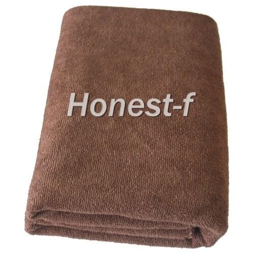 Generic Microfiber Compact Absorbent Fast Drying Lightweight Travel Sports Gym Towel 70cm x 140cm(Coffee, Pack of 3)