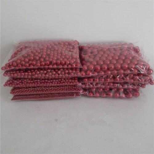 4-20mm red without holes high imitation pearls DIY originality handwork material accessories phone beauty