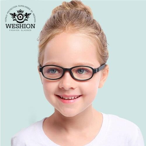 Small Vintage Kids Glasses 2018 Anti Blue Light Boy Girl Children Sun Glasses Clear Transparent Computer Anti Reflective UV400