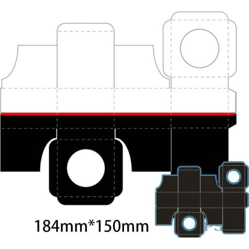 184*150mm camera template Metal Cutting Dies for card DIY Scrapbooking stencil Paper Craft Album template Dies
