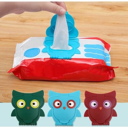 Reusable Wet Paper Lid Mobile Wet Wipes Cover Baby Wet Wipes Cover Portable Child Wet Tissues Box Lid Useful Accessorie