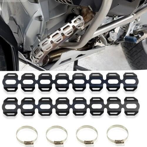 For BMW K1100LT K1100RS K 1100 LT K 1100 RS Motorcycle Exhaust Wrap Muffler Pipe Leg Protector Heat Shield Guard Cover K1100 RS