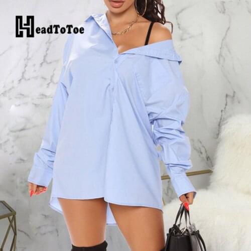 Letter Print Button Casual Basic Tops Women Full Sleeve Turn Down Collar Loose Shirts Women