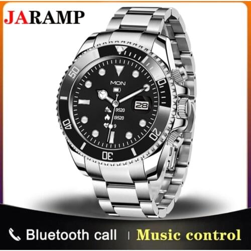 JARAMP Smart Watch Men Bluetooth Call Music Player smartwatch Mens For Xiaomi Huawei Ios Phone waterproof Sports Fitness Tracker