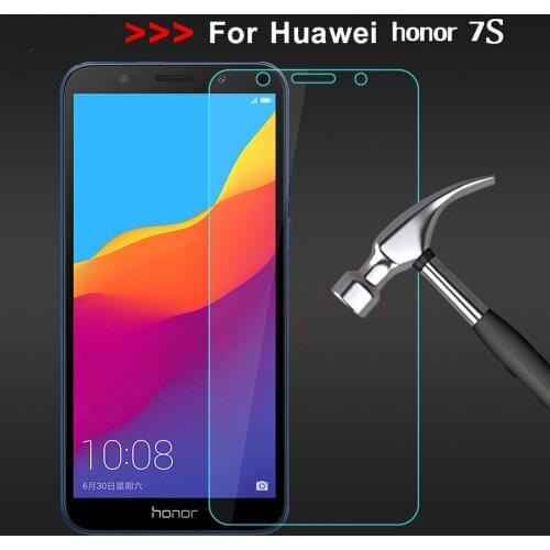 Glass for huawei honor 7 7C 7A pro 7X 7S phone screen protector protective film for huawei Y5 prime 2018 tempered on the glass