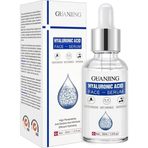 Face Serum Hyaluronic Acid Facial Whitening Anti-Wrinkle Repair Liquid Face Shrink Pores Face Serum Moisturizing Skin Care 30 ML