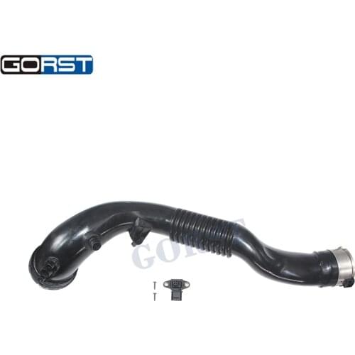 Intake Hose Intercooler To Throttle Housing With Intake Manifold Pressure Sensor 13717604033 13627599042 For Bmw