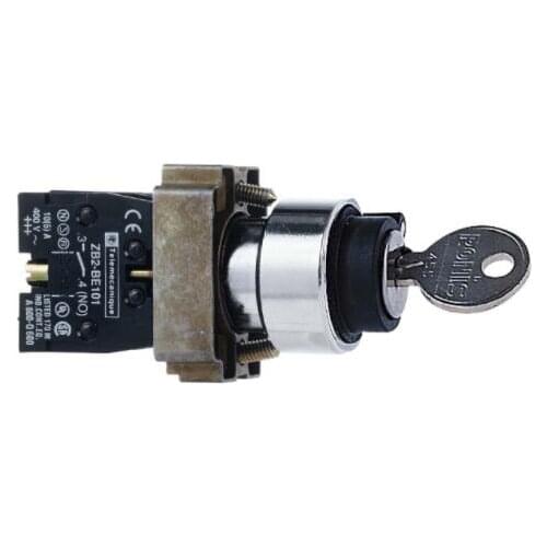 XB2BG61 XB2BG61C = ZB2BZ101C + ZB2BG6C XB2BG with key selector switch