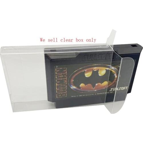 Protective PET box for F C game console storage box collection display box