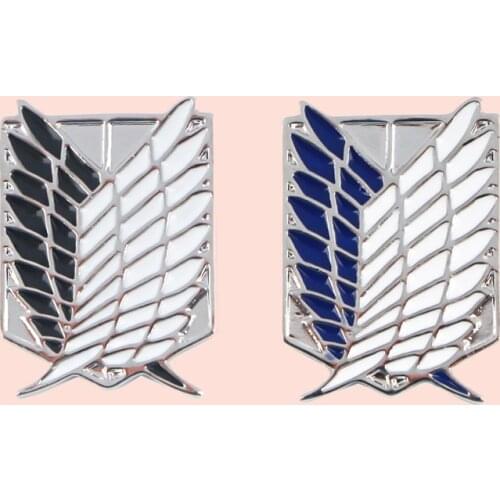 ZF2412 Anime Attacking Giant Clothing Accessories Enamel Pin Brooch Creative Cartoon Denim Coat Lapel Badge Jewelry Gift